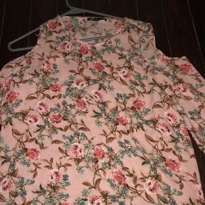 Long sleeve flower shirt